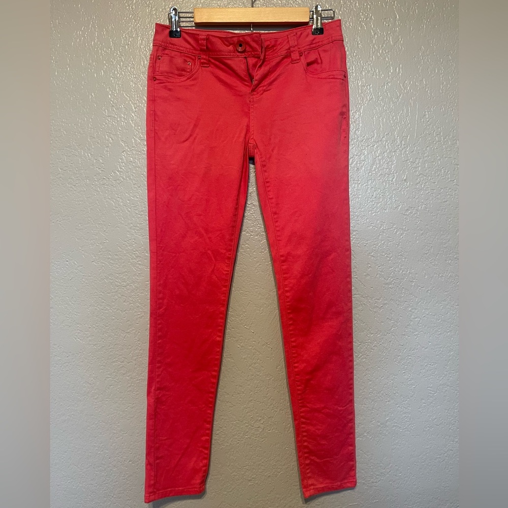 LA IDOL SALMON COLOR JEANS